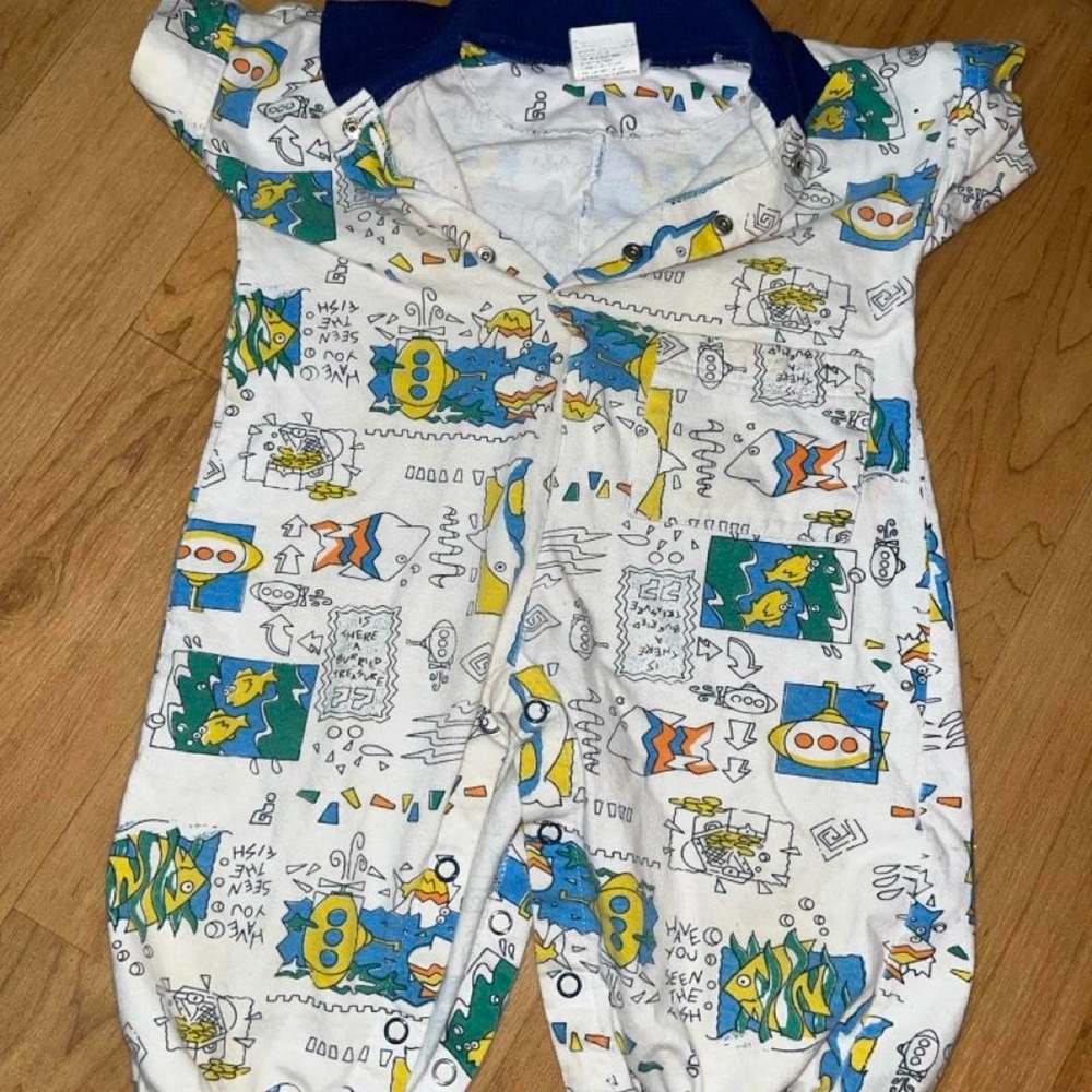 VTG Vitamins 100% cotton baby romper